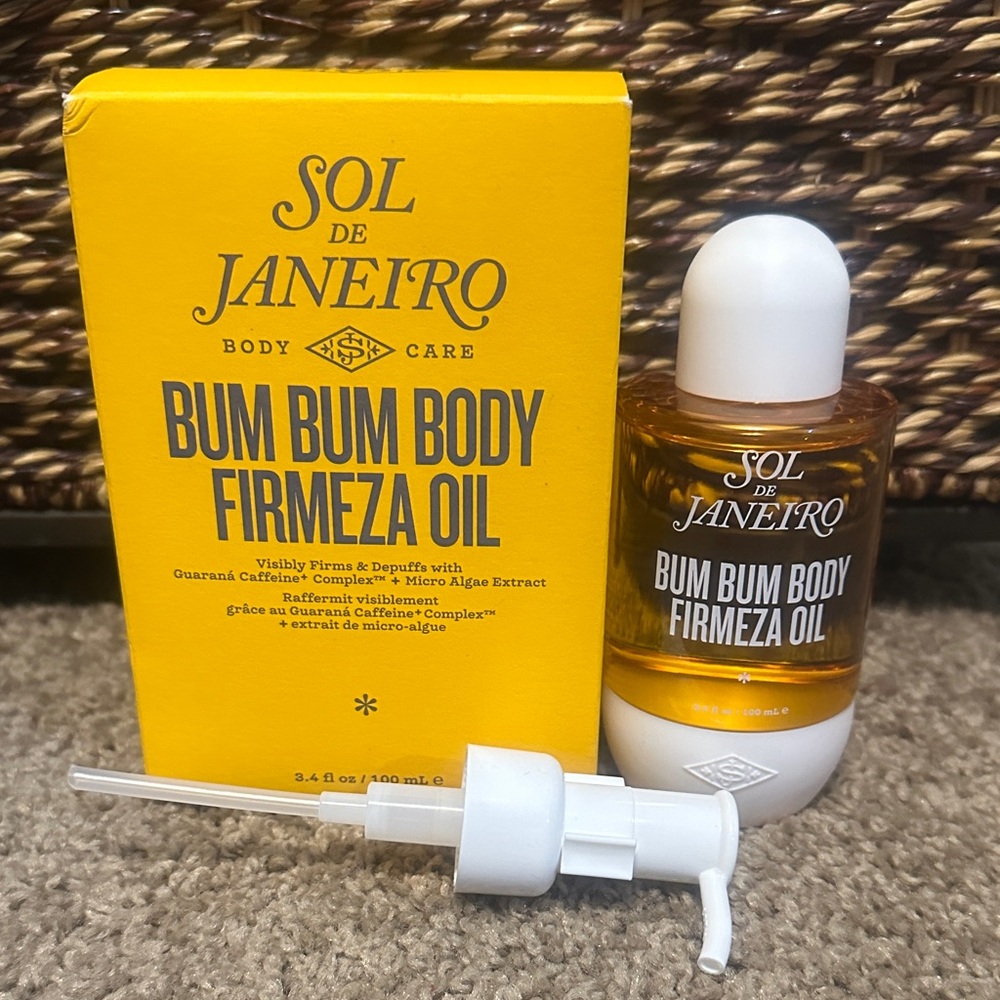 Sol de Janeiro Bum Bum Body Firming Oil in Yellow and White